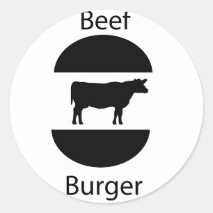 ビーフバーガー ラウンドシール