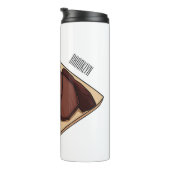 ビーフブリスケット漫画イラストレーション タンブラー (回転右)