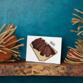 ビーフブリスケット漫画イラストレーション フォトプラーク (側面)