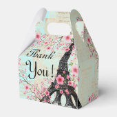 ビーフボックスパリエッフェルタワーアクアブルー フェイバーボックス (裏面サイド)