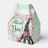 ビーフボックスパリエッフェルタワーアクアブルー フェイバーボックス (正面サイド)