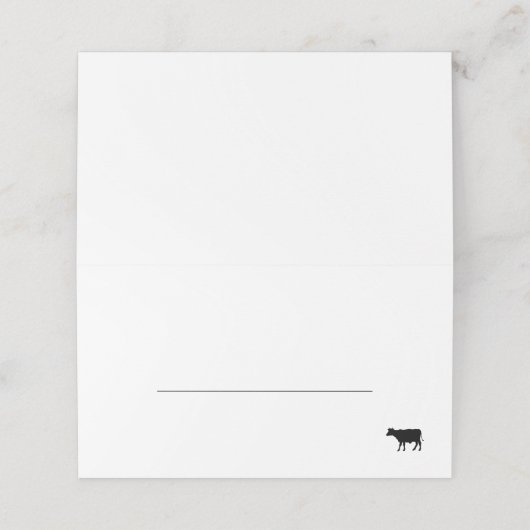 ビーフメニュー結婚オプション プレイスカード (外部開封)