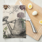 ビーフランスのガーデン キッチンタオル (四つ折り)