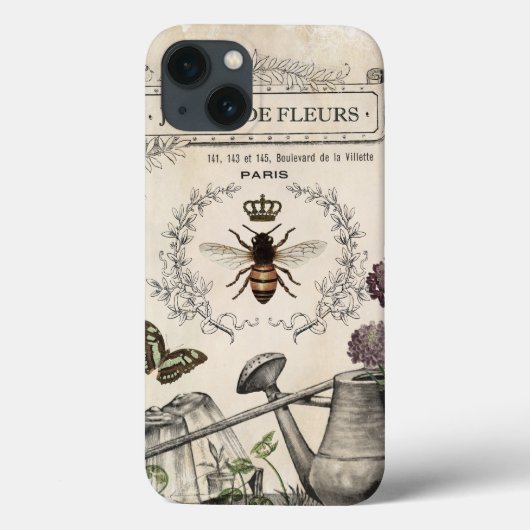 ビーフランスのガーデン Case-Mate iPhoneケース (裏面)