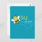 ビーフリー感動的デザイン ポストカード (正面/裏面)