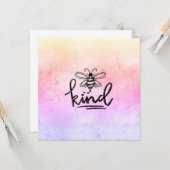 ビーフレンドリーグラデーションレインボー カード (正面/裏面インサイチュ)