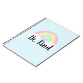 ビーフレンドリーパステルウォーターカラーレインボー ノートブック (左側)