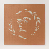 ビーフレンドリー感動的引用文テラコッタリース ジグソーパズル (横)