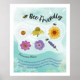 ビーフレンドリー – 調和自然 ポスター