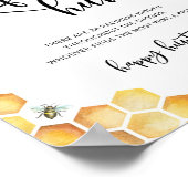 ビーフローラおしゃれ狩りベビーシャワーゲーム ポスター (角)