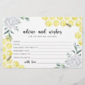 ビーフローラアドバイスとウィッシュブライダルシャワー 便箋 (正面)