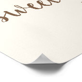 ビーフローラハニカムベビーシャワーへようこそ ポスター (角)