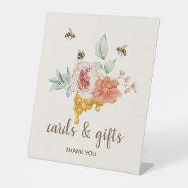 ビーフローラハニカム赤ちゃんシャワー贈答用テーブル 台座サイン