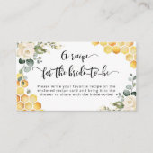 ビーフローラレシピ エンクロージャーカード (正面)