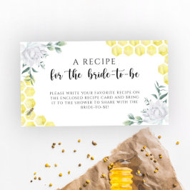 ビーフローラ – 花嫁のためのレシピ エンクロージャーカード