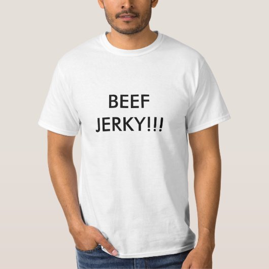 ビーフ・ジャーキー!!! Tシャツ (正面)
