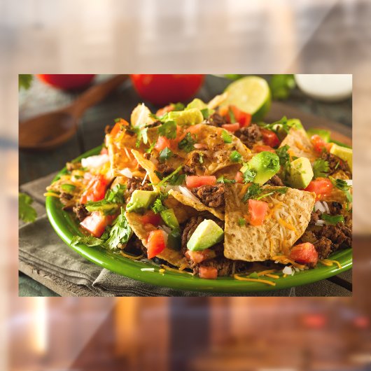 ビーフ&チーズナチョスメキシコ料理写真 ウィンドウサイン (シート2)