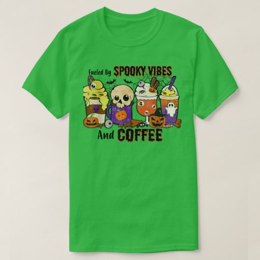 ビーブとコー不気味ヒハロウィーンで煽られる Tシャツ (デザイン正面)