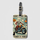 ビーブスオンリーハロウィーンヴィンテージ ラゲッジタグ (正面縦)