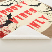 ビーブス不気味のみハロウィーンこうもりと血液（ばちゃばちゃ）跳ねる シェルパブランケット (3/4)