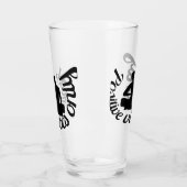 ビーブス前向きのみ引用文禅ヨガ瞑想 タンブラーグラス (左)