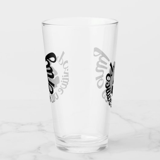 ビーブス前向きのみ引用文禅ヨガ瞑想 タンブラーグラス (右)