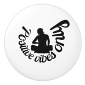 ビーブス前向きのみ引用文&メディテーションYoga セラミックノブ (正面)