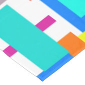 ビーブス前向きハッピーカラー抽象芸術アートブロック テーブルクロス (アングル)