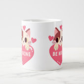 ビーブミンカワイイ子猫 ジャンボコーヒーマグカップ (正面)