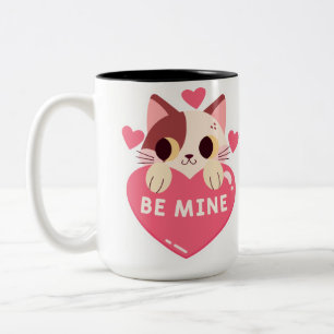 ビーブミンカワイイ子猫 ツートーンマグカップ