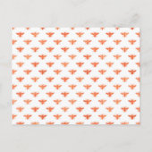 ビーブライダルシャワーひまわりミツバチの招待 ポストカード (裏面)