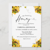 ビーブライダルシャワーパーティの招待状 招待状 (正面)