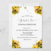 ビーブライダルシャワーパーティー 招待状 (正面)