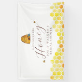 ビーブライダルシャワー旗 横断幕 (縦)