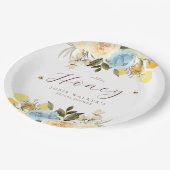 ビーブライダルシャワー ペーパープレート (アングル)