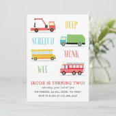 ビープスクリーチウィークキッドの誕生日パーティーの招待状 招待状 (スタンド正面)