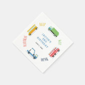 ビープスクリーチウブルーバースデーパーティー スタンダードカクテルナプキン (角)