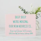 ビープビープ引っ越すぞ。新しいアドレスの移動 案内状 (スタンド正面)