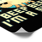 ビープビープ私は羊おもしろい農場動物ノベルティギ ポスター (角)