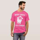 ビープビープ私は羊の農場おもしろいだ Tシャツ (正面フル)