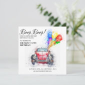 ビープビープ！ドライブバースデーパレード 招待状 (スタンド正面)