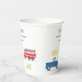 ビープホントウートラック誕生日パーティー紙カップ 紙コップ (右)