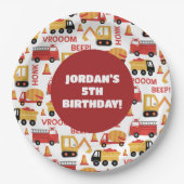 ビープ音が鳴る!トラック ペーパープレート (正面)