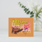 ビープ音™ビープ音が鳴るWILE E. COYOTE™ & ROAD™ ポストカード (スタンド正面)