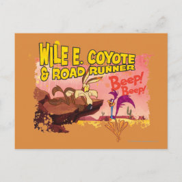 ビープ音™ビープ音が鳴るWILE E. COYOTE™ & ROAD™ ポストカード
