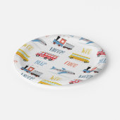 ビープVroom Woo飛行機2すべての紙プレート ペーパープレート (アングル)
