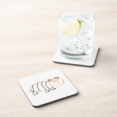 ビーベアスクエアプラスチックコースター コースター (右側)