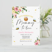 ビーベイビーシャワー招待状フローラマムマトゥビー 招待状 (スタンド正面)