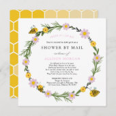 ビーベビーシャワーバイメール招待状 招待状 (正面/裏面)