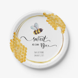 ビーベビーシャワープレートセット ペーパープレート